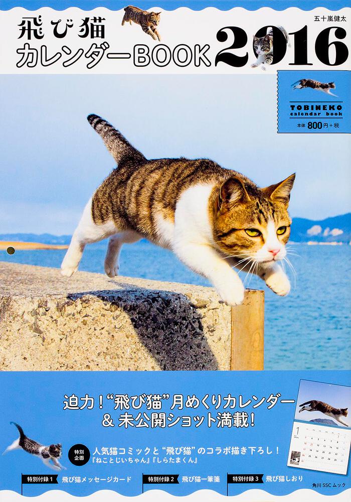 飛び猫 カレンダーbook 16 五十嵐健太 雑誌 ムック Kadokawa