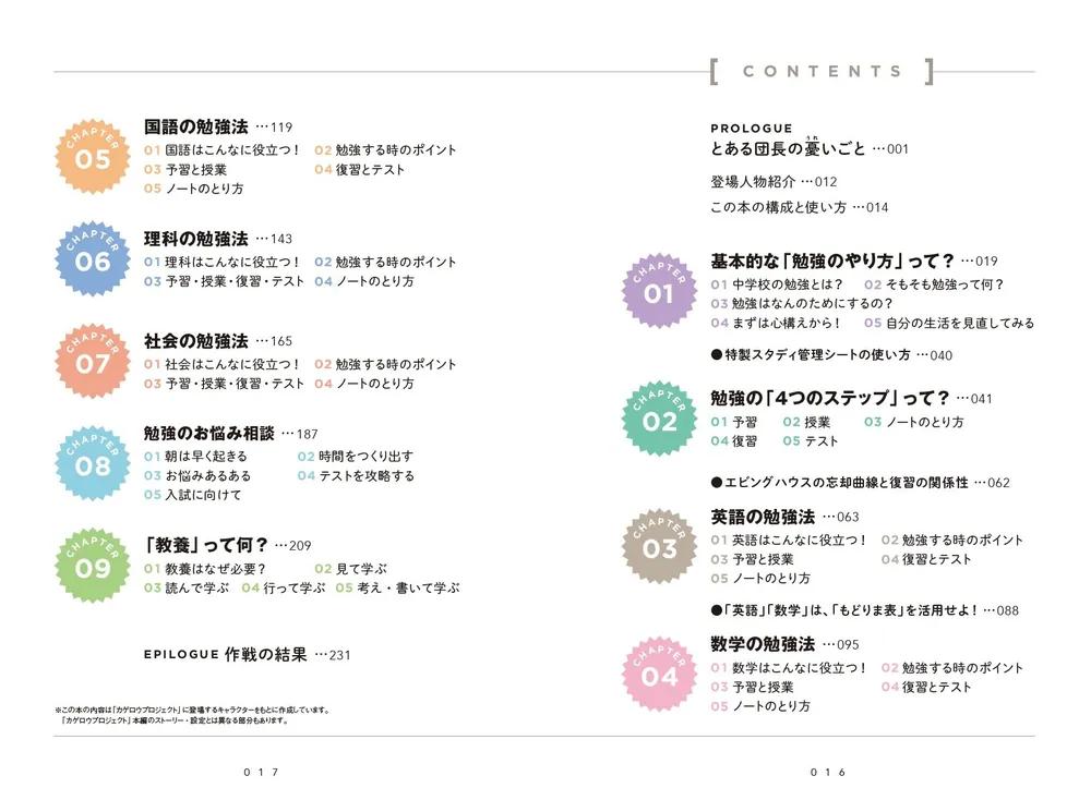 カゲロウデイズ」で中学生からの勉強法が面白いほどわかる本」じん