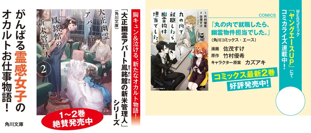 丸の内で就職したら、幽霊物件担当でした。１１」竹村優希 [角川文庫