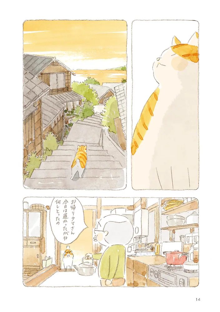 ねことじいちゃん（８）」ねこまき(ミューズワーク) [コミックエッセイ 