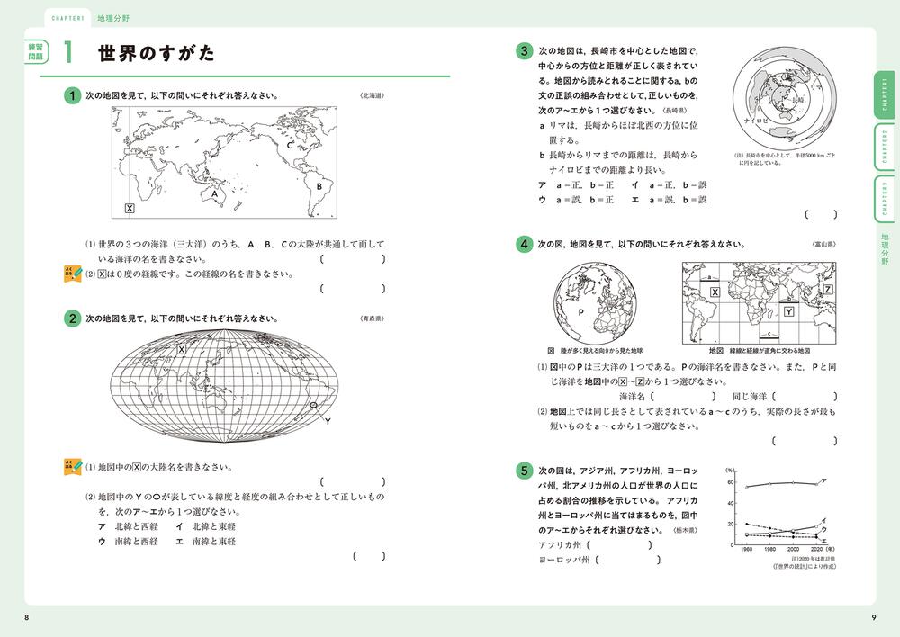 高校入試対策 要点&問題集 合格へのスタートライン 社会」栄光