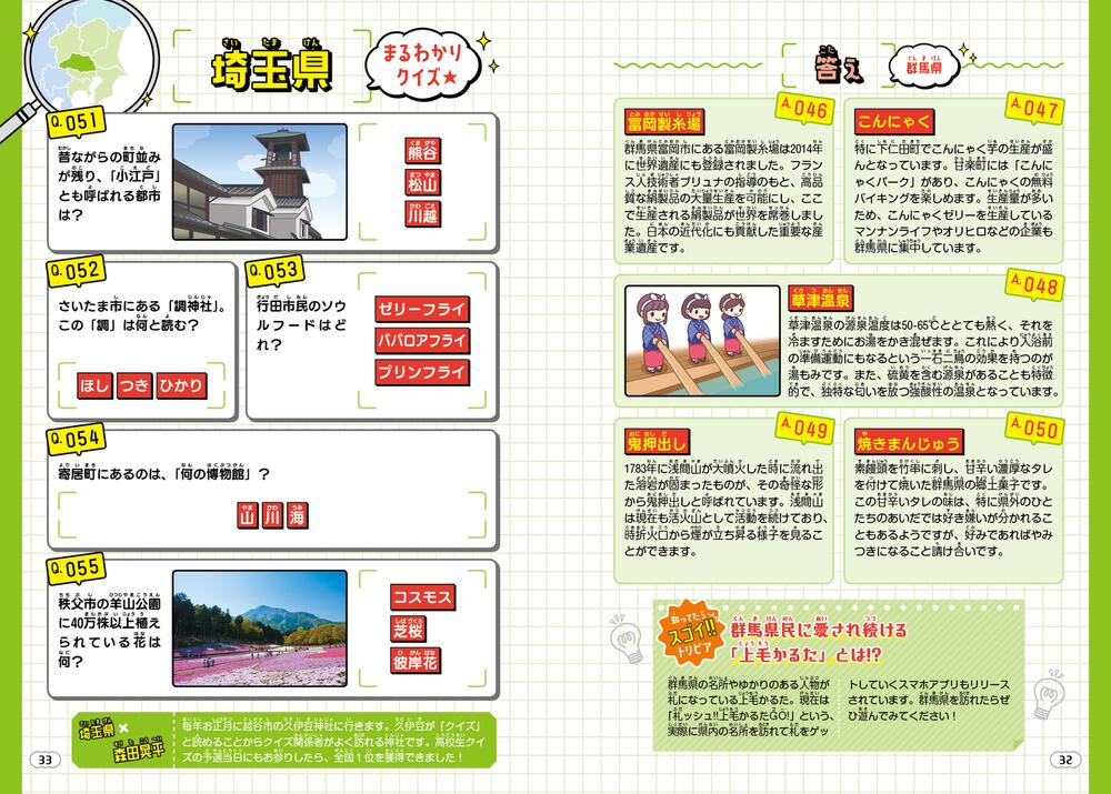 お気にいる クイズで学ぶ47都道府県 他 地図