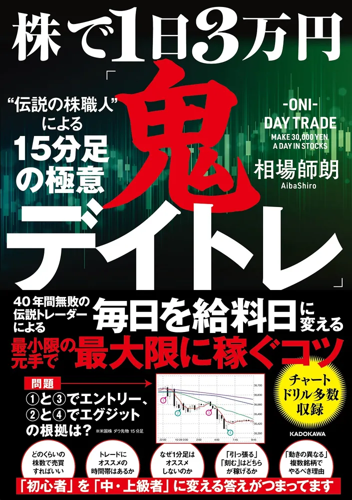 株で１日３万円「鬼デイトレ」“伝説の株職人”による15分足の極意」相場