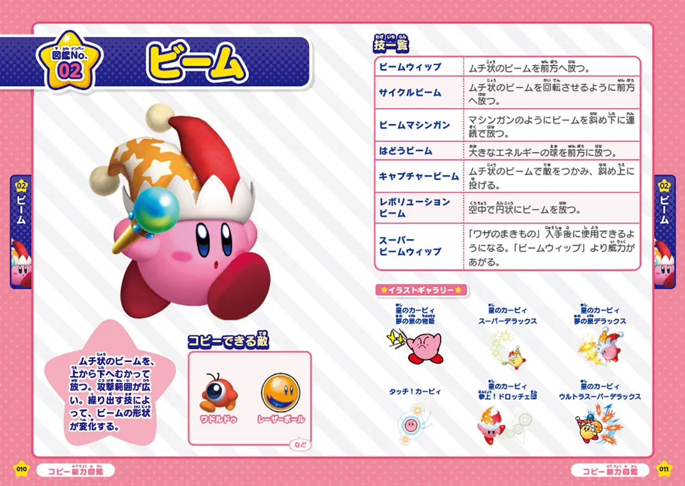 ポケット版 星のカービィ コピー能力大図鑑」株式会社ハル研究所