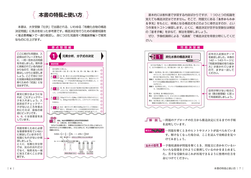 改訂版 ここで差がつく 有機化合物の構造決定問題の要点・演習」西村能