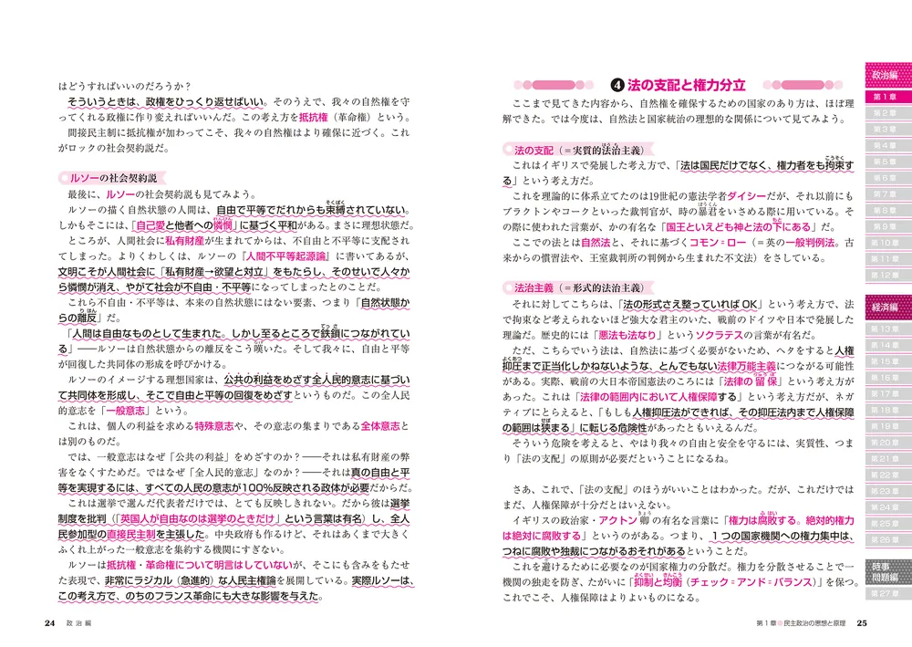 改訂第４版 大学入試 蔭山克秀の 政治・経済が面白いほどわかる本