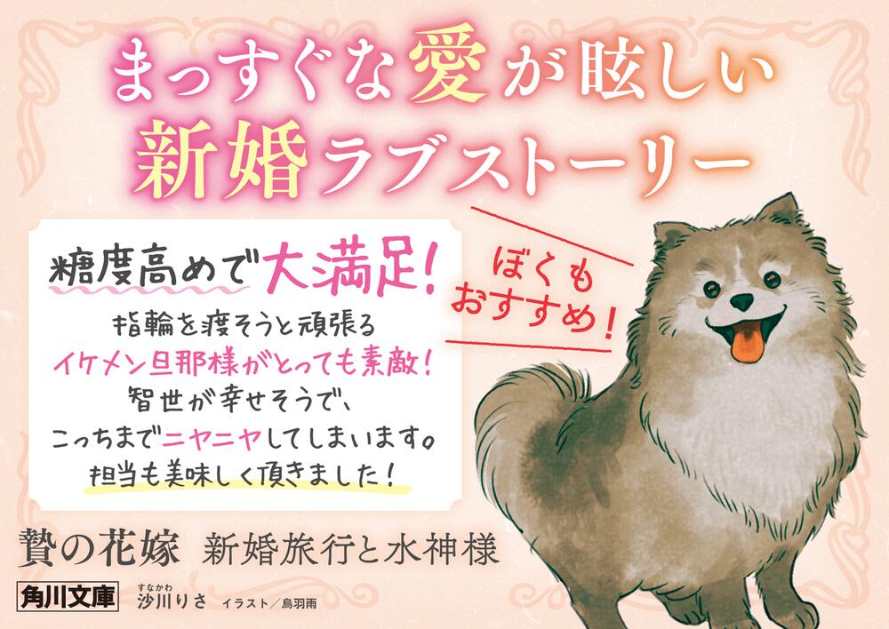 帯付初版 贄の花嫁 あなたは俺だけのものだ 幸せな異類婚姻ラブストーリー新婚旅行編 新婚旅行と水神様 最強あやかしの旦那様 沙川りさ Sale 新婚旅行と水神様