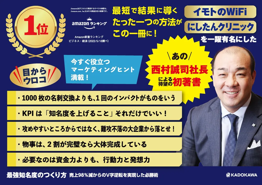 最強知名度のつくり方 売上98％減からのV字逆転を実現した必勝術