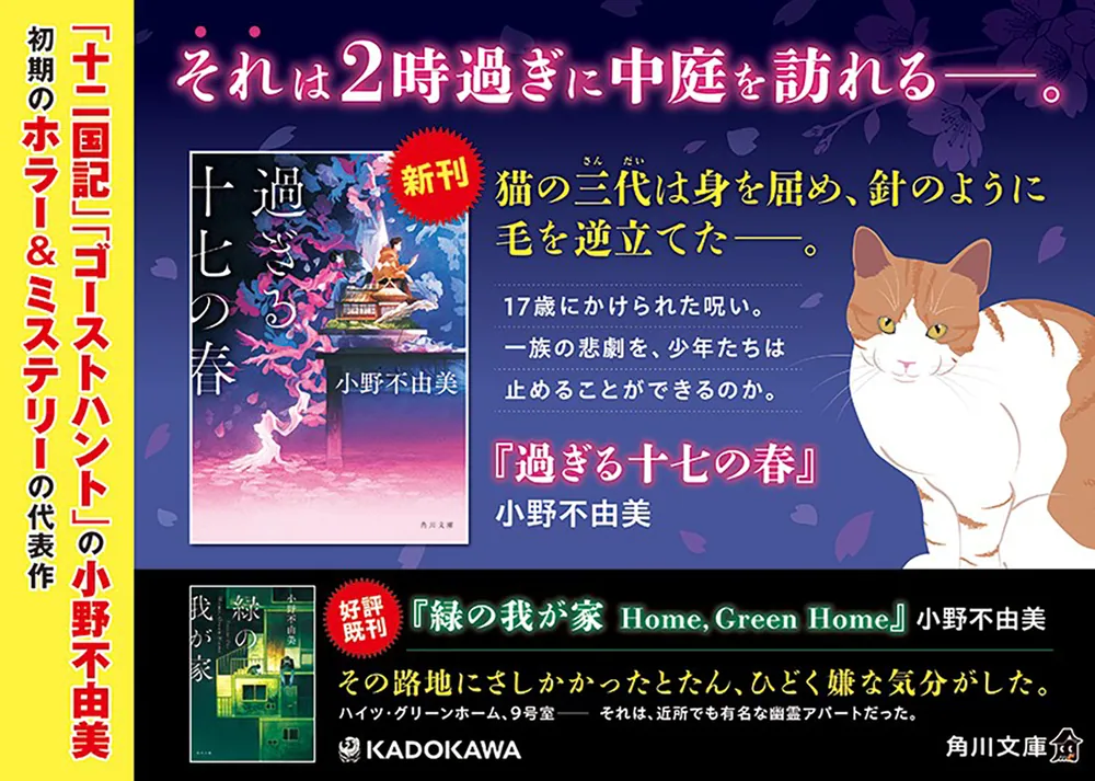 過ぎる十七の春」小野不由美 [角川文庫] - KADOKAWA