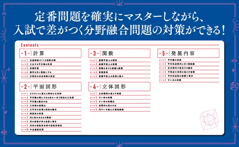 高校入試 「解き方」をさずける問題集 数学」谷津綱一 [学習参考書 