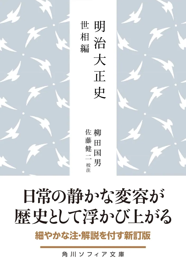 明治大正史 世相篇」柳田国男 [角川ソフィア文庫] - KADOKAWA