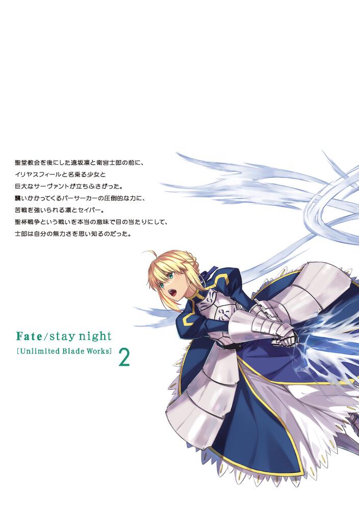 Fate Stay Night Unlimited Blade Works 2 森山 大輔 コミックス その他 Kadokawa