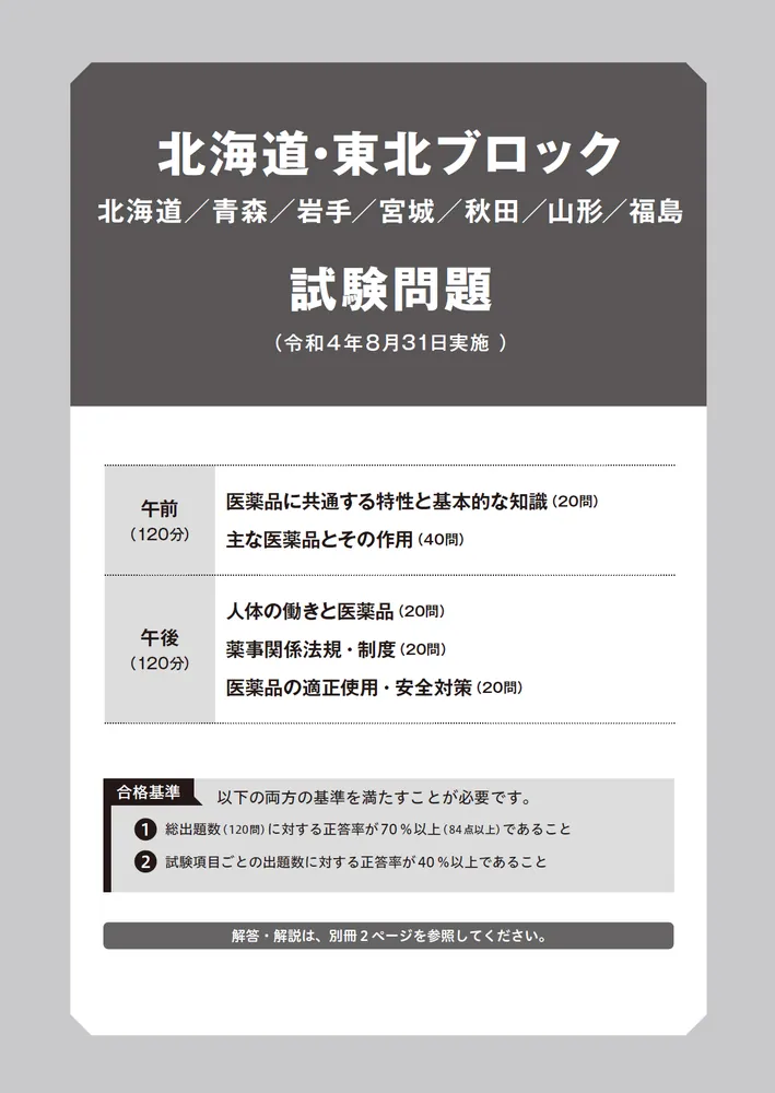 これで完成！ 登録販売者 全国過去問題集 2023年度版」石川達也 