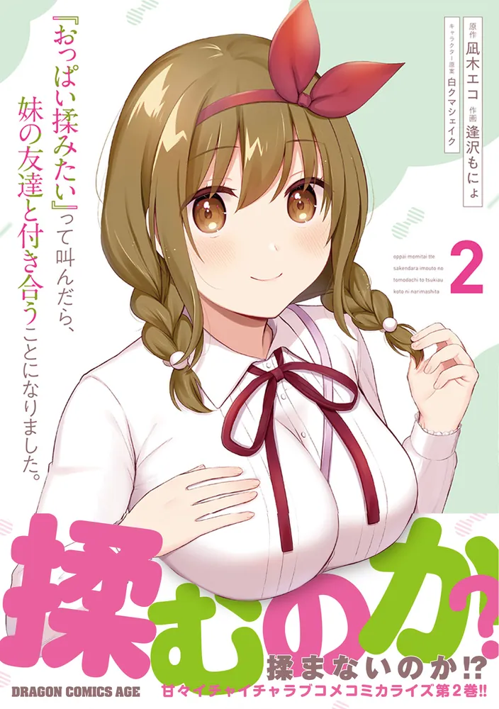 おっぱい揉みたい』って叫んだら、妹の友達と付き合うことになりました。 2」凪木エコ [ドラゴンコミックスエイジ] - KADOKAWA