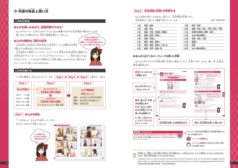 まんがでよくわかる！ 日本語 N2 <JLPT 日本語能力試験対策>【文法】 Learn Japanese Grammar with  Manga」ヒューマンアカデミー日本語学校 [ビジネス書] - KADOKAWA