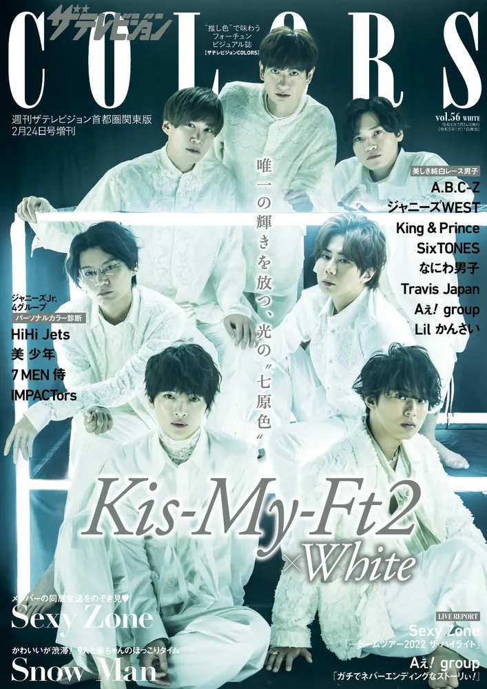 ザテレビジョンＣＯＬＯＲＳ Vol.56 WHITE」 [ザテレビジョン増刊 