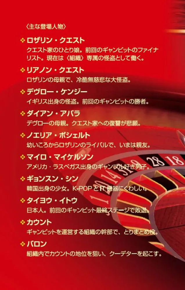 怪盗ギャンビット2 愛と友情のバトルロイヤル」ケイヴィオン・ルイス