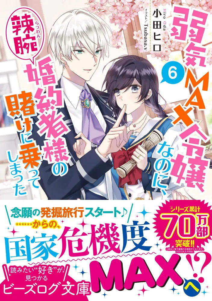 弱気MAX令嬢なのに、辣腕婚約者様の賭けに乗ってしまった ６」小田ヒロ [ビーズログ文庫] - KADOKAWA