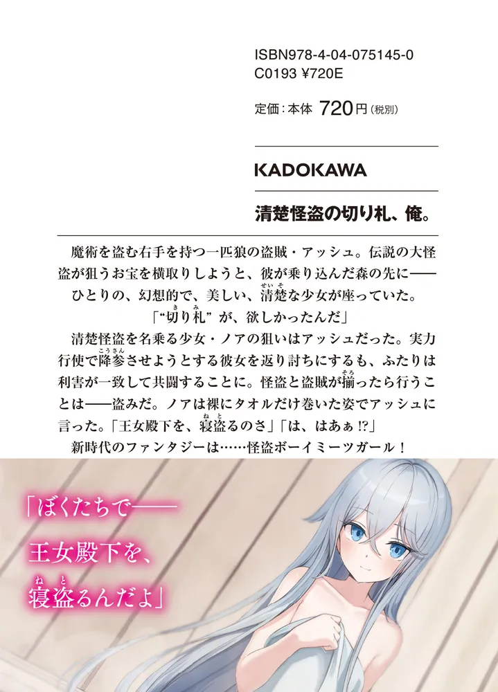 清楚怪盗の切り札、俺。」鴨河 [ファンタジア文庫] - KADOKAWA
