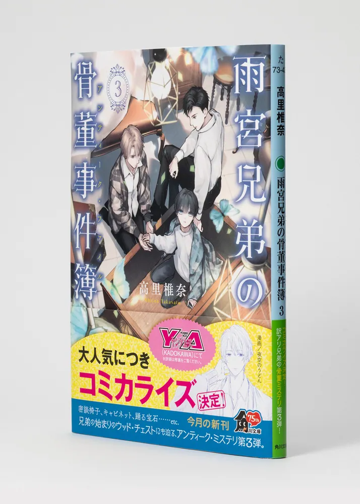 雨宮兄弟の骨董事件簿 3」高里椎奈 [角川文庫] - KADOKAWA