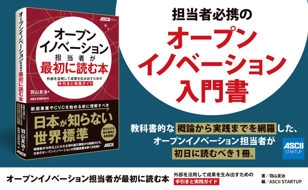 書籍 「オープンイノベーションによる新事業創出、早期事業化と