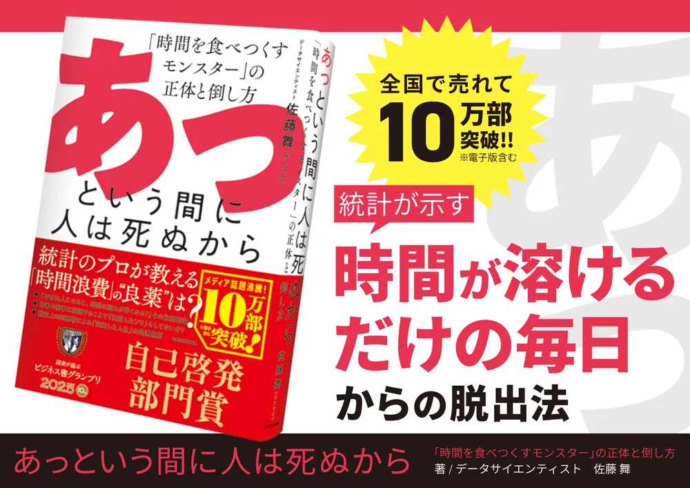 あっという間に人は死ぬから 「時間を食べつくすモンスター」の