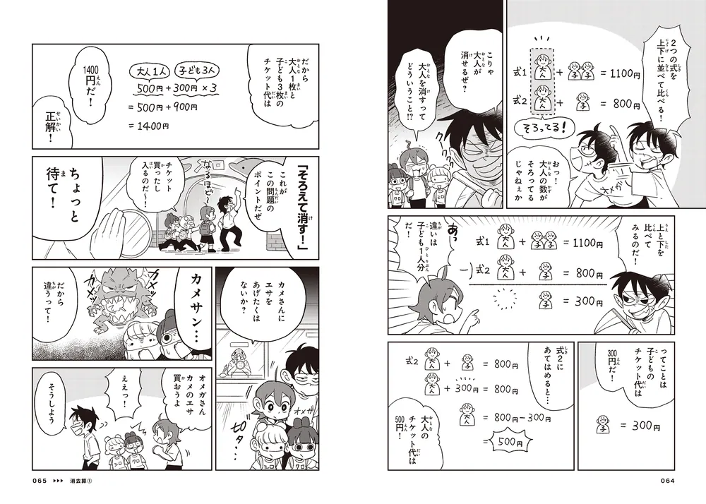 中学入試 はじめの一冊 ぜんぶマンガでわかる算数 文章題」ネコザメ