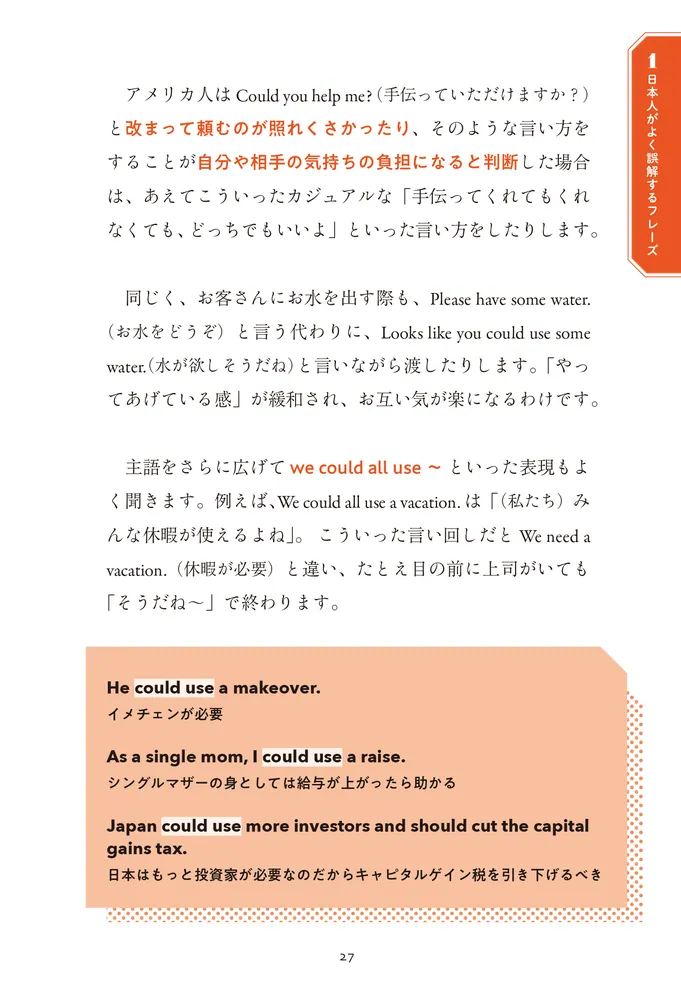ネイティブの真意がわかる 日本人が誤解する英語 juiceは「ジュース