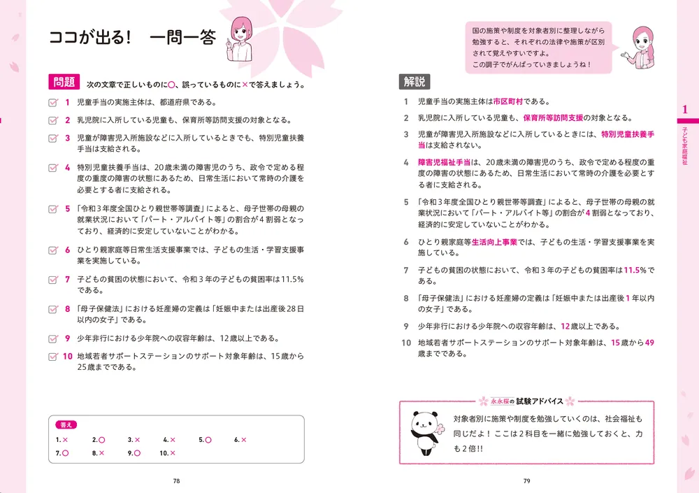 桜子先生の保育士 必修テキスト上下 完成問題集 3冊セット 桜子先生の