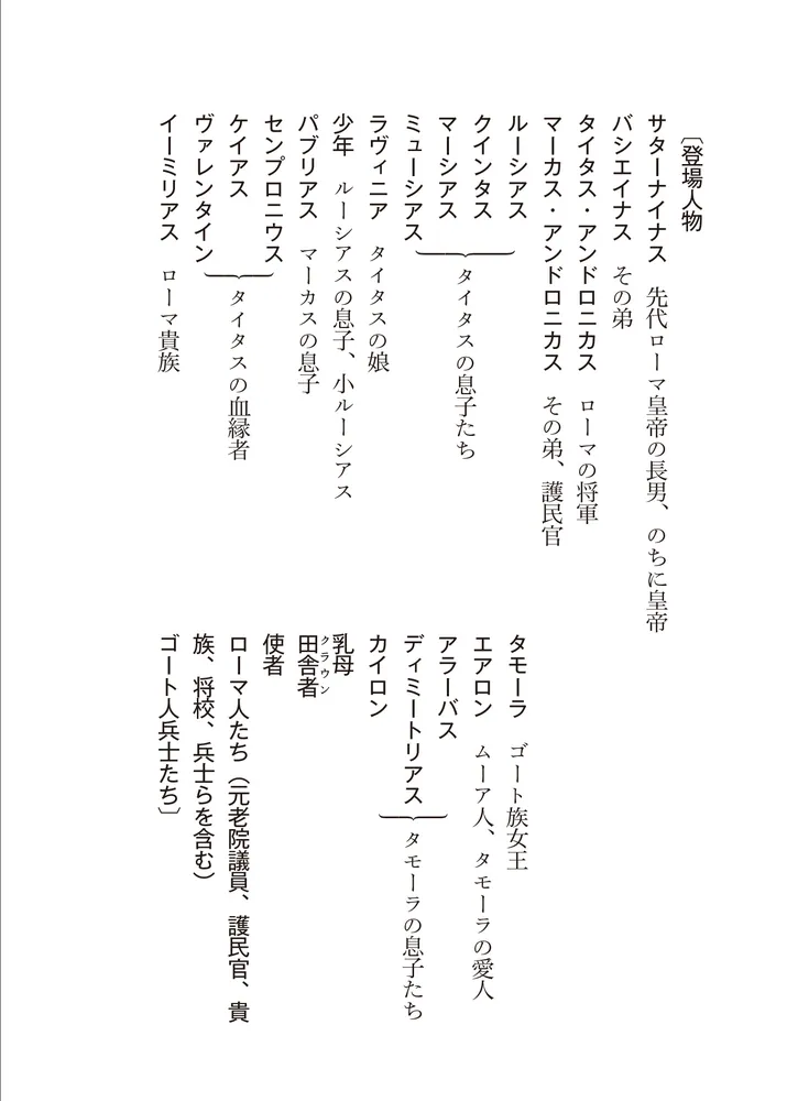 新訳 タイタス・アンドロニカス／ファヴァシャムのアーデン