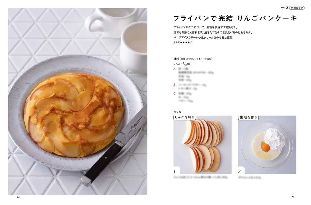 身体にいいものだけ！ すぐ作れる朝ごパン、米粉おやつ」リケコ