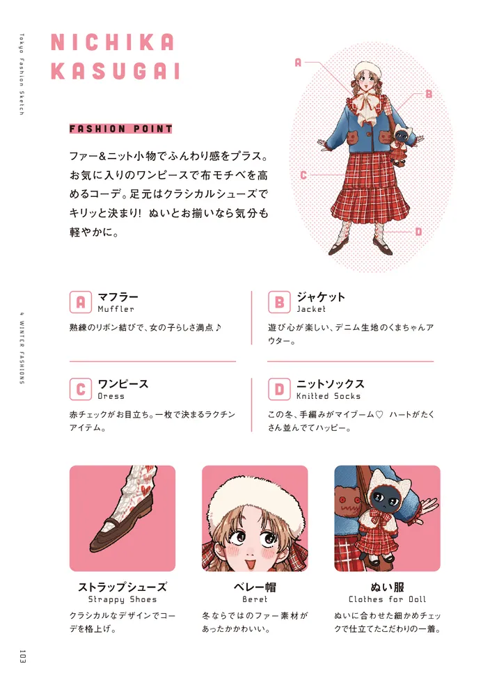 東京ファッションスケッチ イラスト&コミック集」うひじ [コミック