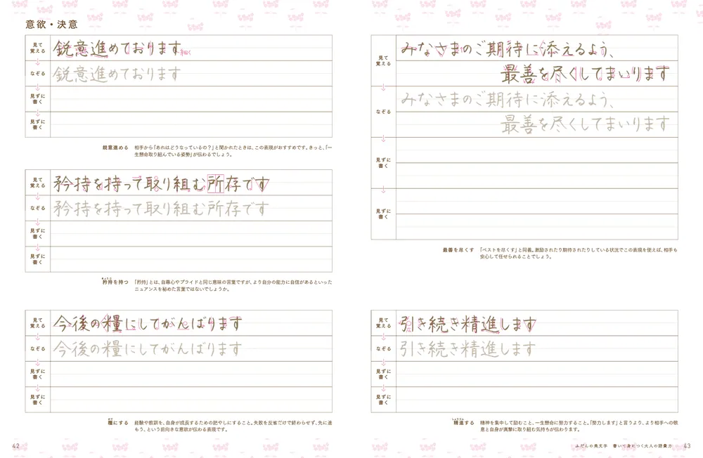 ふだんの美文字 書いて身につく大人の語彙力」りさ [生活・実用書