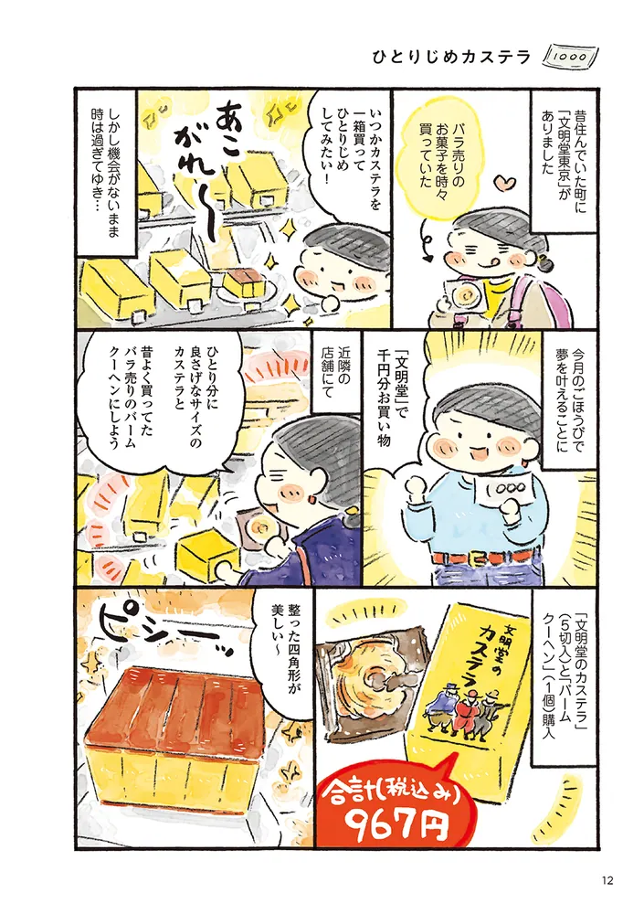 わたしの1ヶ月1000円ごほうび（3）」おづまりこ [コミックエッセイ 