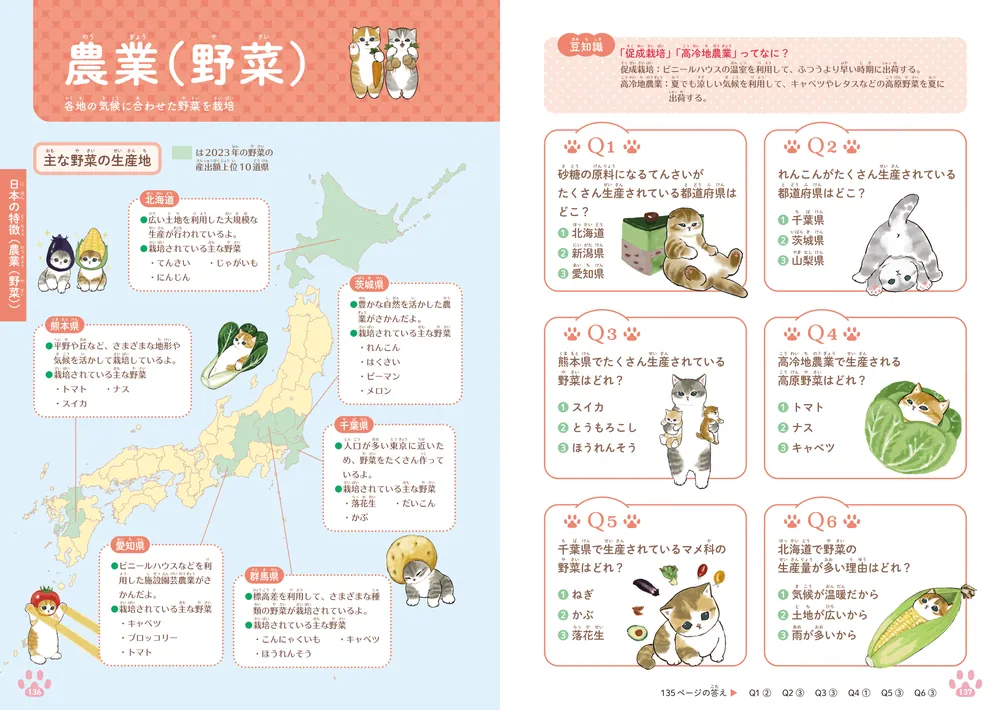 mofusand クイズで学ぶ47都道府県」ぢゅの [児童書] - KADOKAWA