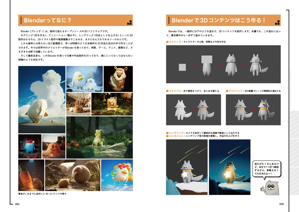ゼロからスタート！ Blender 1冊目の教科書」TomStudio [PC・理工