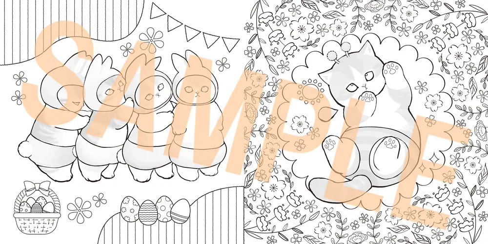 もふもふにゃんこに癒される mofusand まったり塗り絵レッスンブック