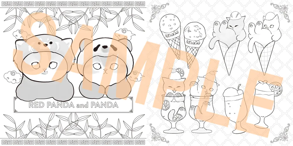 もふもふにゃんこに癒される mofusand まったり塗り絵レッスンブック