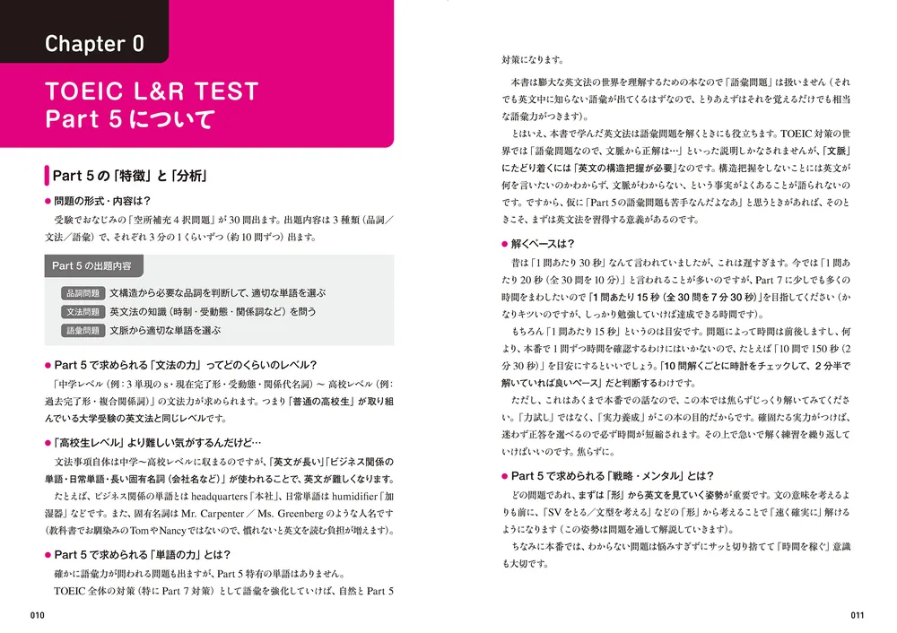 関先生が教える 世界一わかりやすい TOEIC L&R TEST [Part5 文法演習