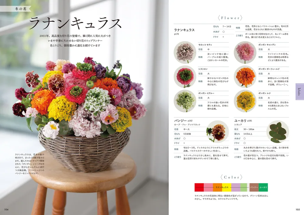 アレンジ上手になる花図鑑 いま、人気の花503種」濱口貴弘 [生活・実用