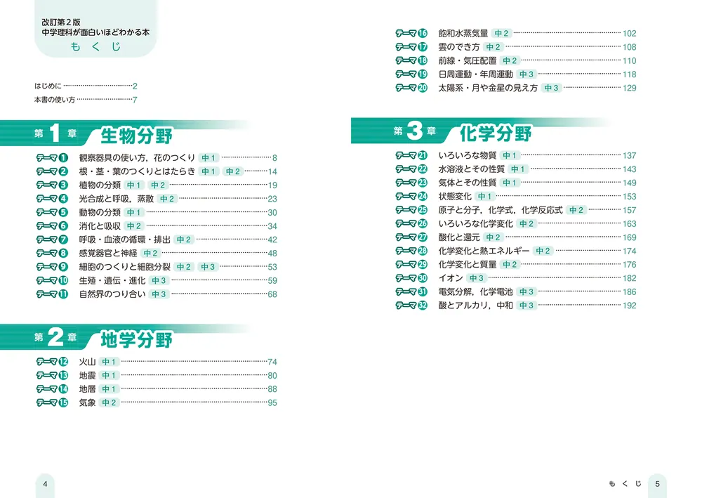 改訂第2版 中学理科が面白いほどわかる本」岩本将志 [学習参考書