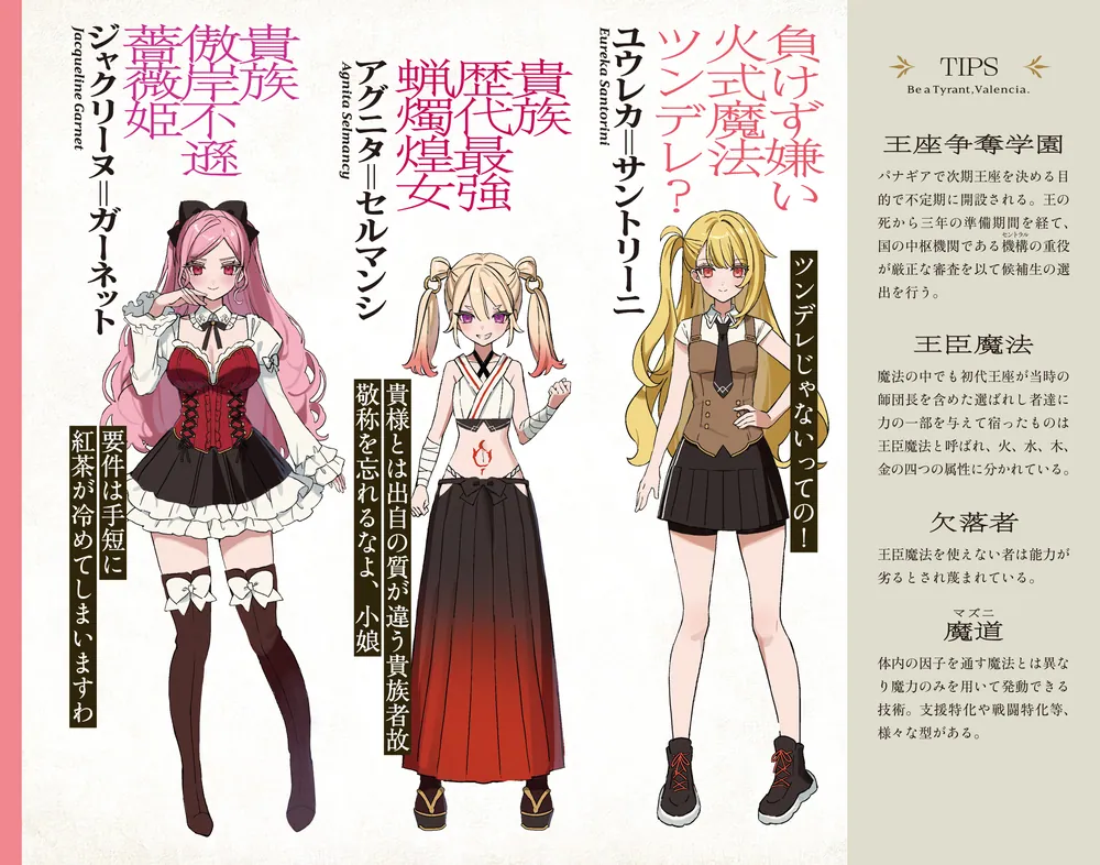 暴君と成れ、バレンシア -王座争奪学園-」水原みずき [ファンタジア