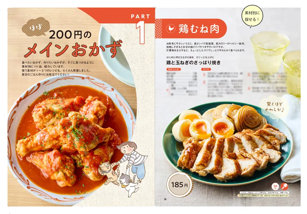 管理栄養士が本気で考えた！ 300円でとびきりおいしい 満足ごはん」も