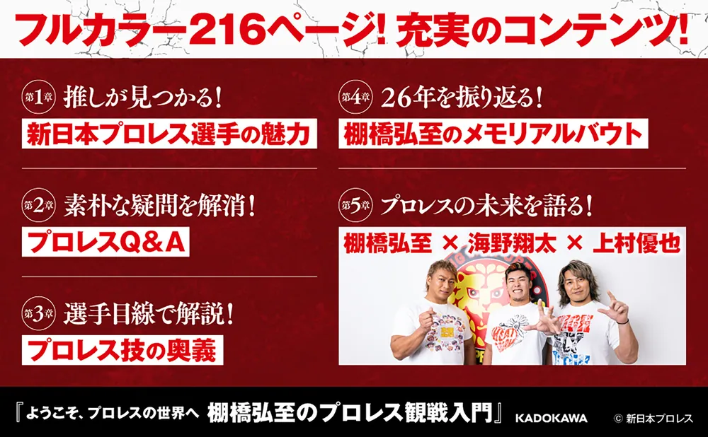 ようこそ、プロレスの世界へ 棚橋弘至のプロレス観戦入門」棚橋弘至