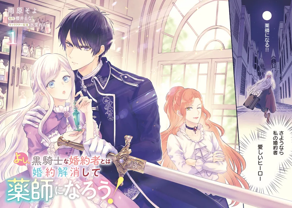 よし、黒騎士な婚約者とは婚約解消して薬師になろう! よし、黒騎士な婚約者とは婚約解消して薬師になろう！1」雨原そよ