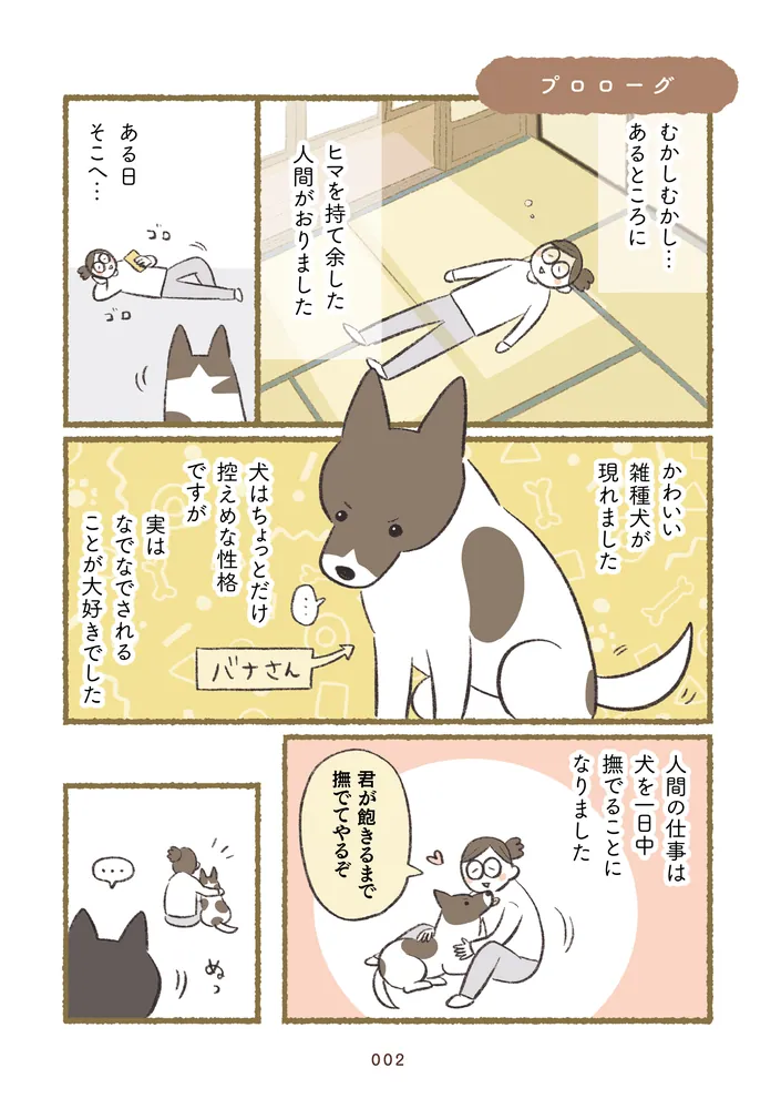 犬猫3匹、撫でても撫でても手が足りない」ふじもりはる [コミック