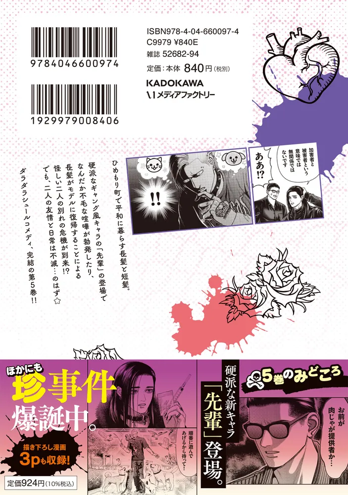 見るからに怪しい二人 5」鬼澤馬勇 [MFコミックス フラッパーシリーズ