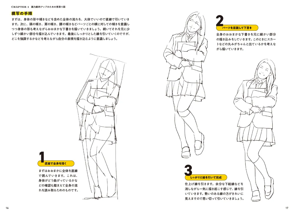 コンパクト版 神技作画 【初級編】顔と身体の描き方」toshi [生活
