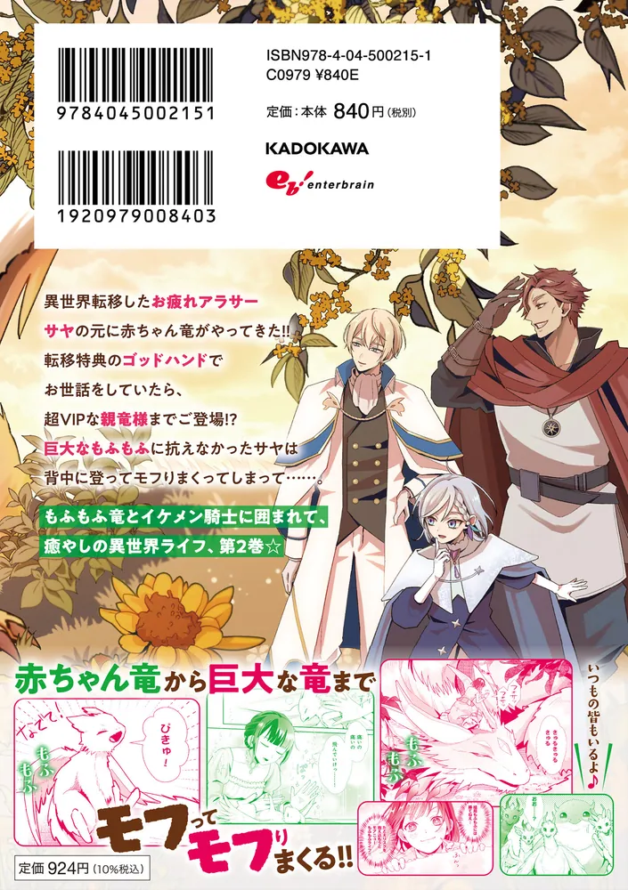 お疲れアラサーは異世界でもふもふドラゴンと騎士の世話をしています 2