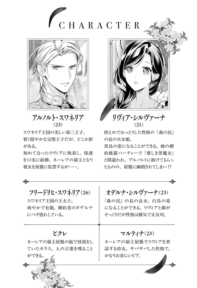黒鳥姫とヤンデレ王子 「悪しき魔女」と糾弾され逃げたら、激重王子の